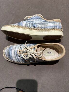 UGG Canvas Boat Style Sneaker Size 8